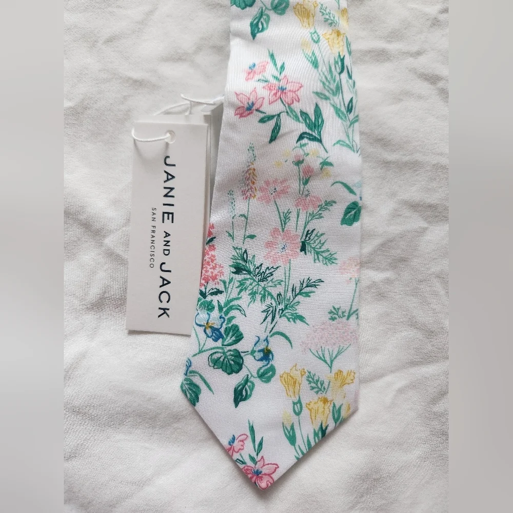 Janie and Jack Floral Tie